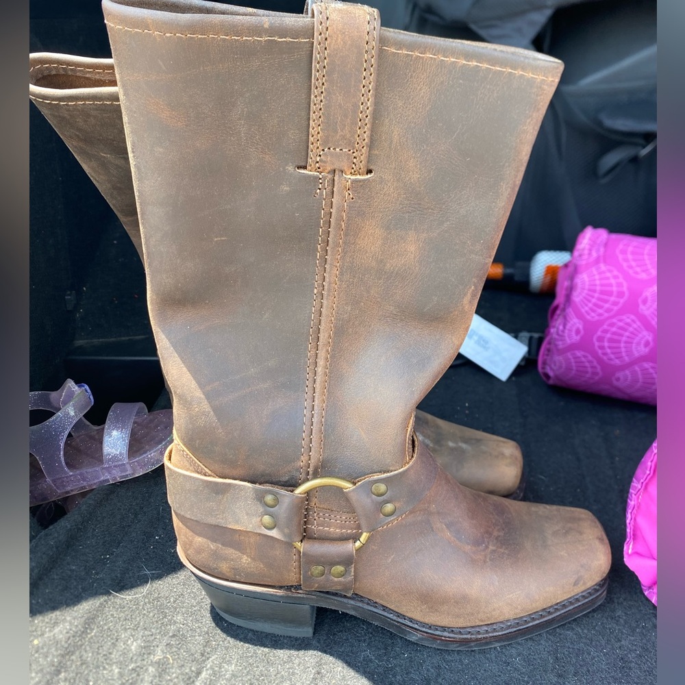 Frye harness boots